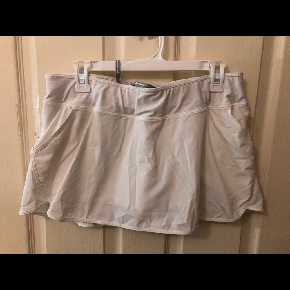 white nike skirt